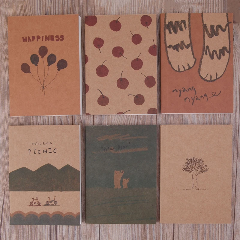 

Notebook Blank Page Painting Paper Book Journal Diary Notepad Memo Pads Supplies