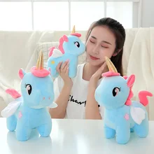 Kawaii Plush Toy Soft Unicorn Doll Appease Sleeping Pillow Kids Room Decor Toy For Children Pupil Christmas Halloween present Kawaii Plush Toy Soft Unicorn Doll Appease Sleeping Pillow Kids Room Decor Toy For Children Pupil Christmas Halloween present