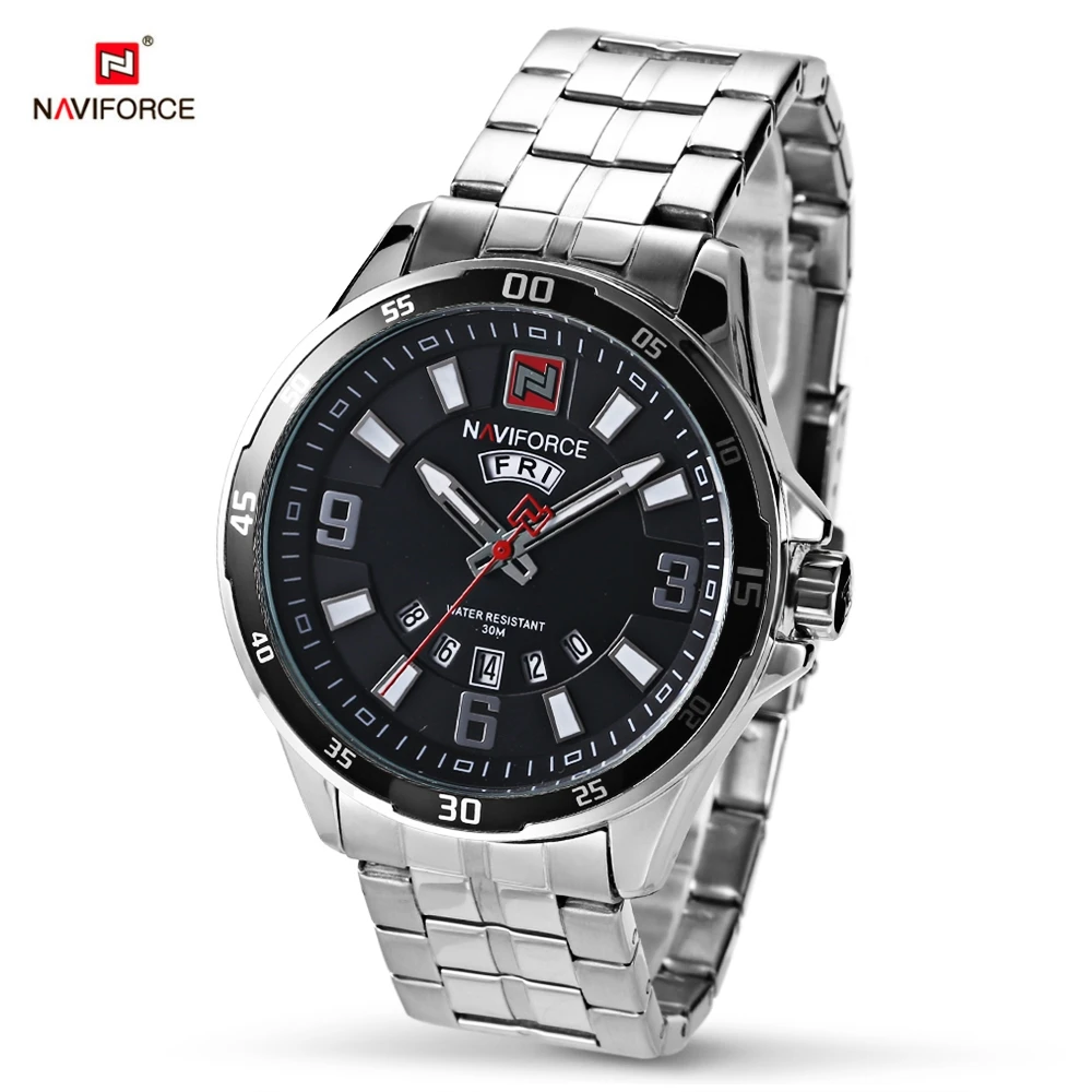 

2018 NAVIFORCE Luxury Brand Mens Quartz Watch Men Business Wristwatch Date Display Male Hands Waterproof Gifts Relogio Masculino