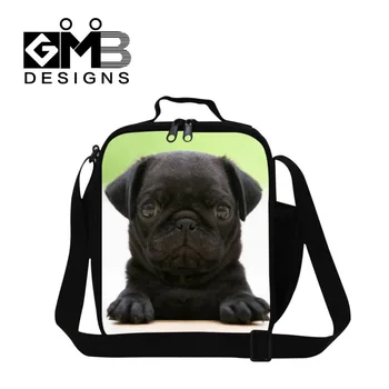 

Animal Dog Design Lancheira Thermo Lunch Bag For Students Kids Lunchbags Thermal Food Tote With Zipper Lunch Box Insulation Bag