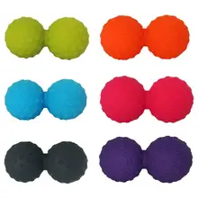 Силиконовые Лакросс s массажный мяч, фитнес арахисовый мяч Кроссфит терапия спортзал упражнения для расслабления Массажный мяч для йоги