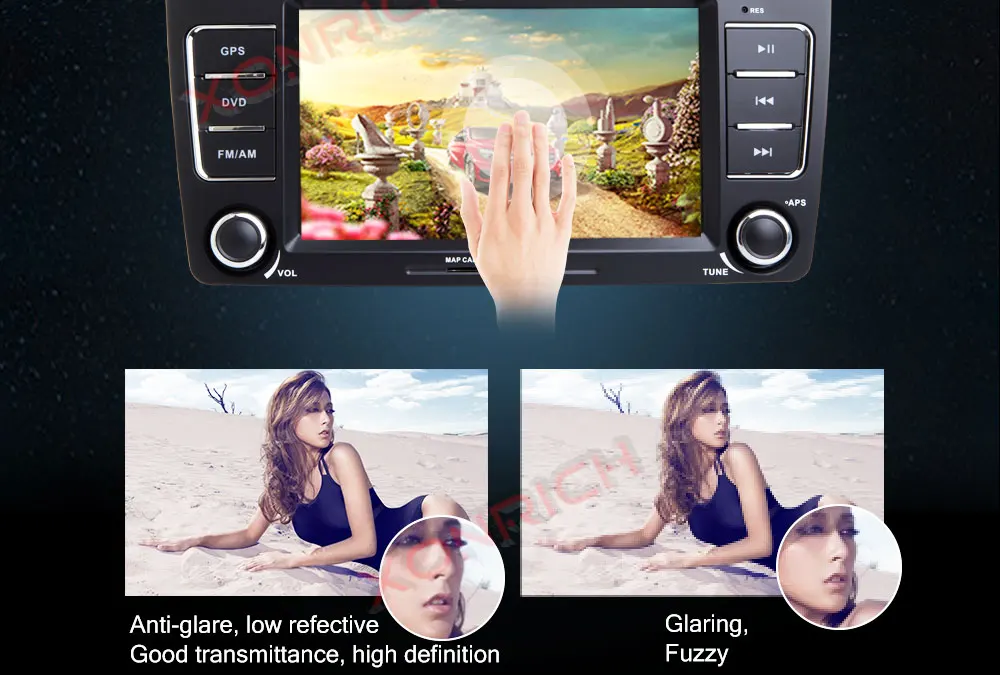 Clearance Car Multimedia player GPS Autoradio 2 Din 7 Inch For SKODA Octavia 2009-2013 Bluetooth FM Radio RDS WIFI DVR SD 6