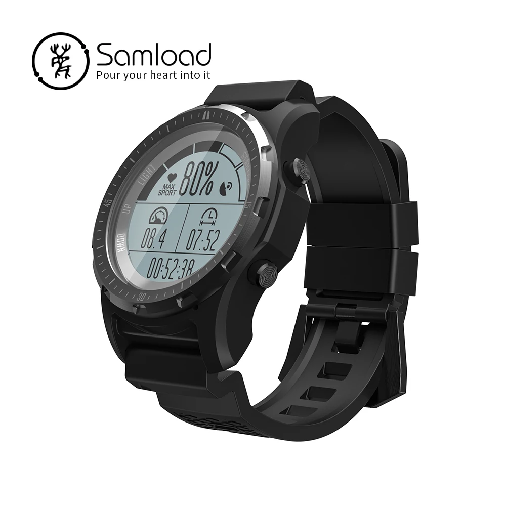 

GPS Smart Watch Bluetooth Sports Ban Air pressure Altitude Temperature Various sport modes Heart Rate Tracker For iPhone Xiaomi