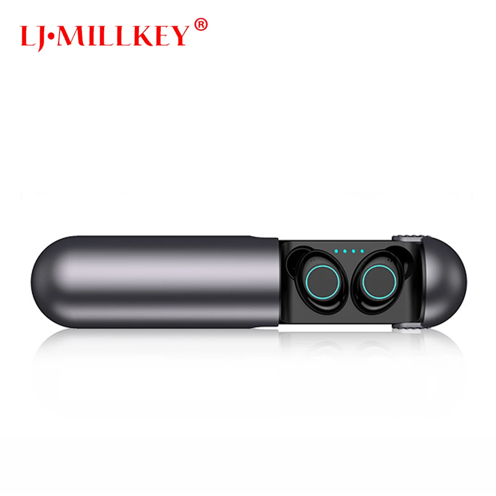

TWS Bluetooth Earphones Wireless earphone Bluetooth 5.0 Earbuds Touch control headset for all smart phone LJ-MILLKEY YZ254