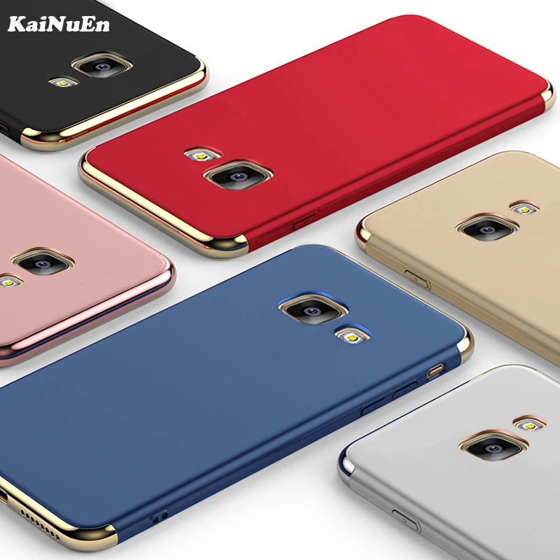 YonLinTan capinha чехол для Samsung Galaxy A7 A 7 2016 роскошный задний телефон 360 на жестком