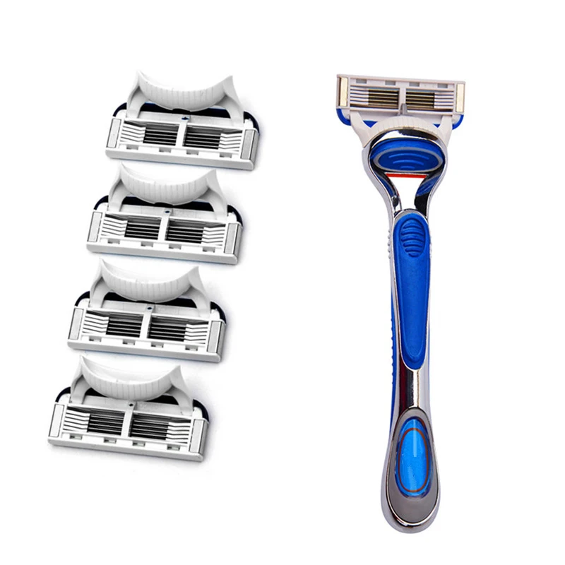 

2017 New Upgrade Men Razor High Quality Sharp Shaving Razor Blades For Men's Face Shaving 5Blade Shaver Use For F5