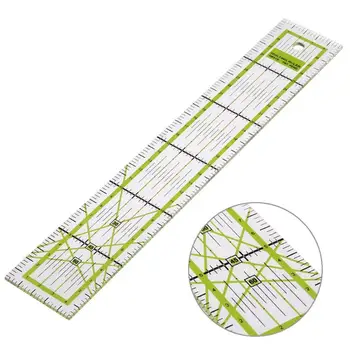 

Double-color Ruler Patchwork Feet Tailor Yardstick Cutting Quilting DIY Handmade Sewing Tools Stationery Drawing Ruler