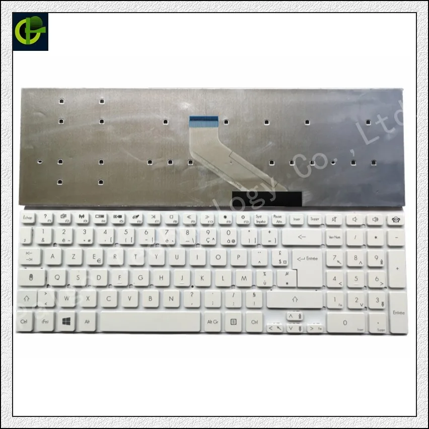 Французский Azerty Клавиатура для ноутбука Acer Aspire ES1-571 E5-721 E5-731 E5-731G E5-771 E5-771G начать