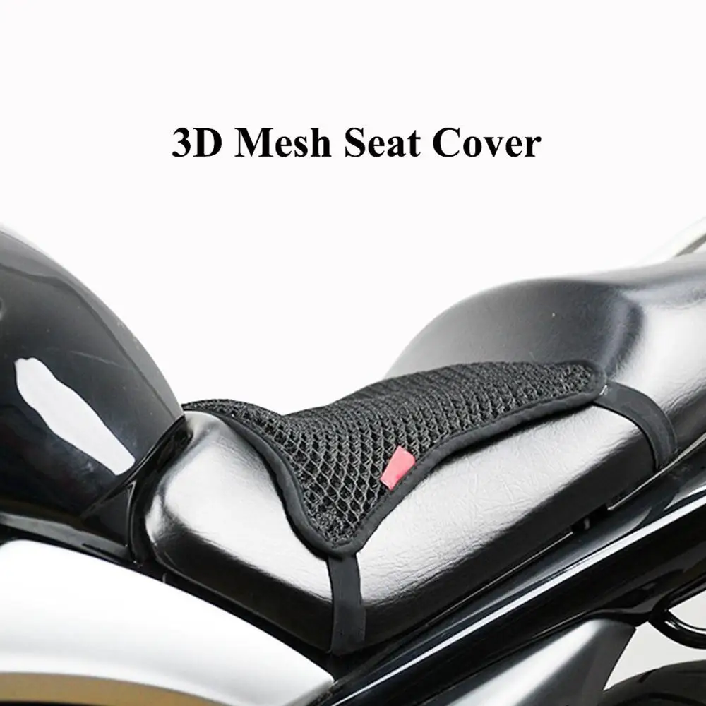 

2019 Motorcycle Cool Seat Cover Universal Cushion Protector Sunscreen Mats Mesh Seat Sun Pad Motorcycle Accessories new arrival