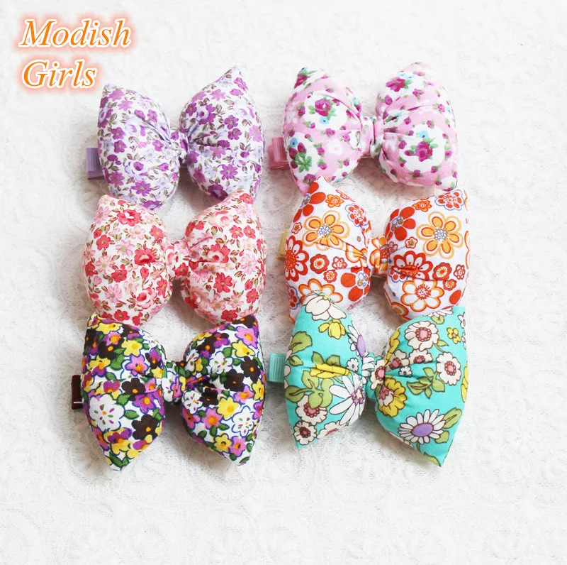 

Cotton Ball Retro Style Kids' Bow Colors Design Hair Clips Handmade Hair Clips Kids Manual Children Hairpin 2015 Korean Style