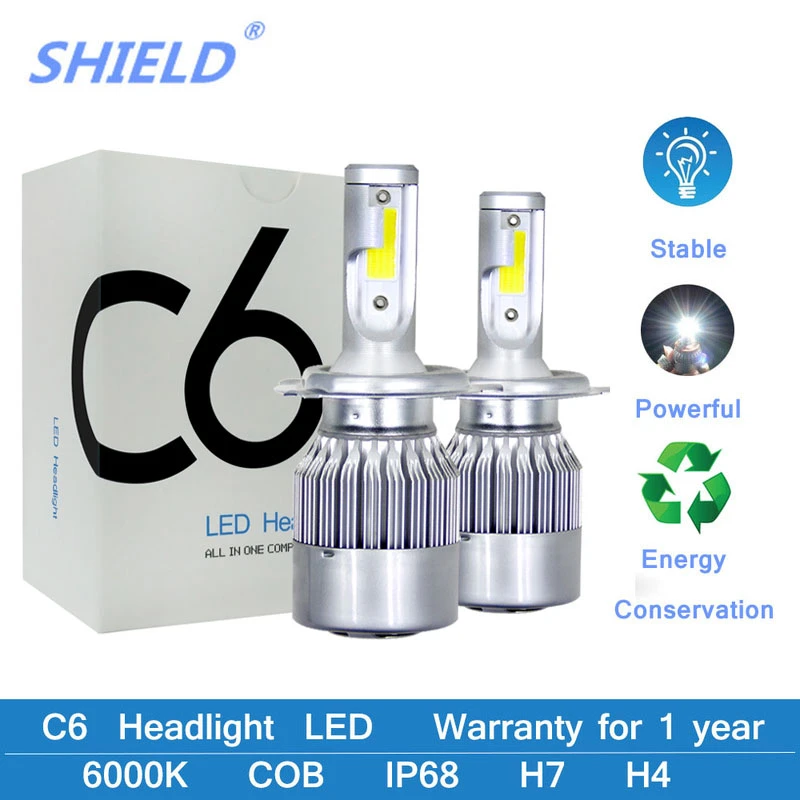 C6 Led H4 Led H1 H3 H11 9005 9006 H7 