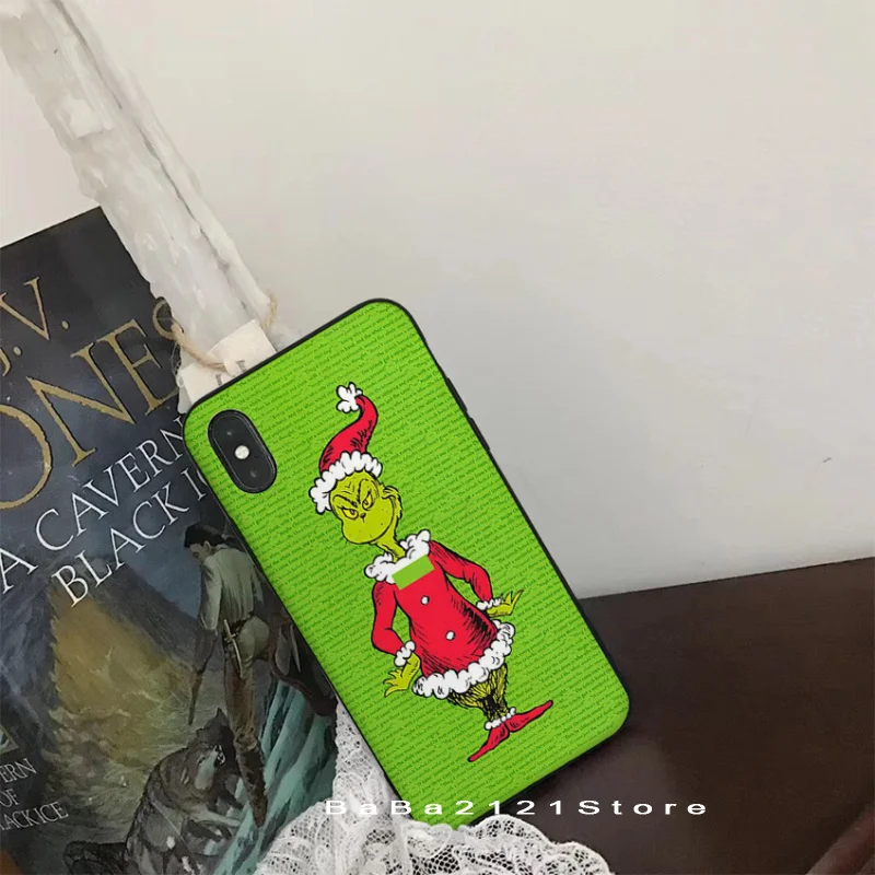 Babaite theGreen ofMonster Grinch Рождественский чехол для телефона iPhone X XSMAX 6 6S 7 7plus 8 8Plus 5 5S XR 10 Case11 11pro 11promax