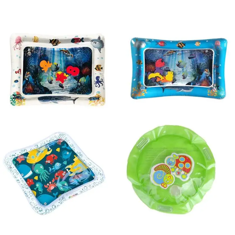 

4 Size Baby Water Mat Inflatable Infant Tummy Time Playmat Portable And Foldable Tapis De Jeux Bebe Aquarium Baby Water Cushion