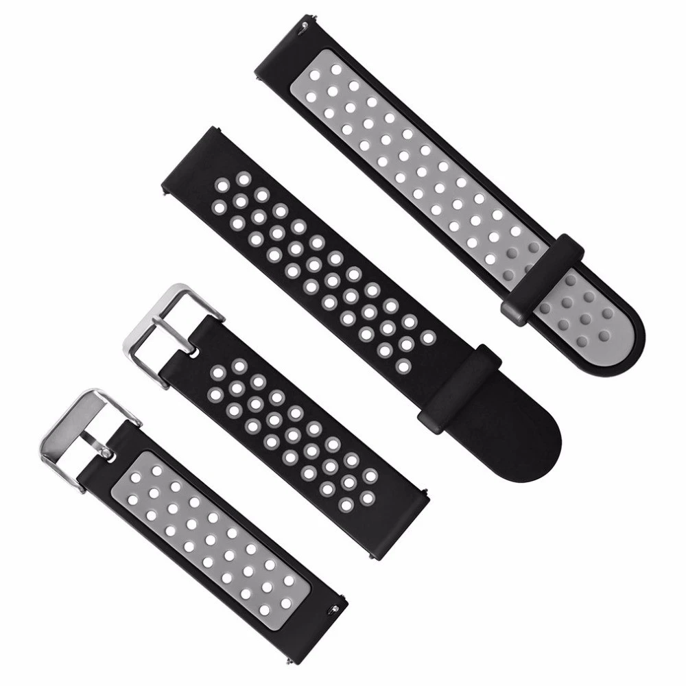 Спортивный силиконовый ремешок для Xiaomi Huami Amazfit Bip BIT PACE Lite, Молодежные умные часы с пряжкой, браслет 20 мм, сменный ремешок