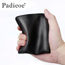 Classique designer slim portefeuille pour hommes véritable vache pilote bourse de licence en cuir véritable titulaire de la carte portefeuilles durable carteira