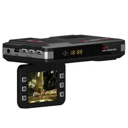 Новый 2 в 1 Видеорегистраторы для автомобилей Камера автомобиля Камера видео Регистраторы Dash Cam видеорегистратор видеокамера Радар