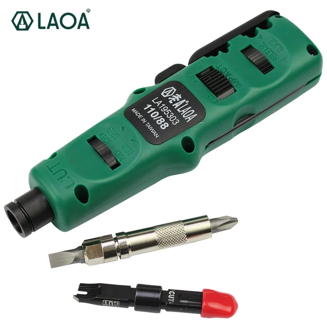 LAOA 4 in 1 Multi Function Module Network punching Tools Punch Down