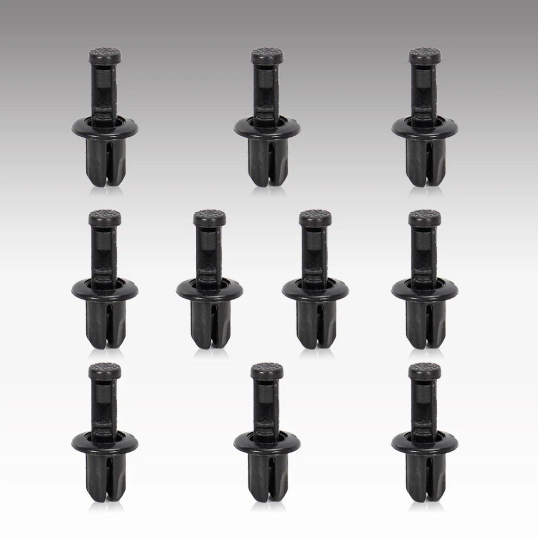 

DWCX 10x Black Bumper Cover Push-Type Retainer Fastener Clip 90467-07071-22 7mm Hole For Toyota Yaris 2009 - 2011 2012 2013 2014