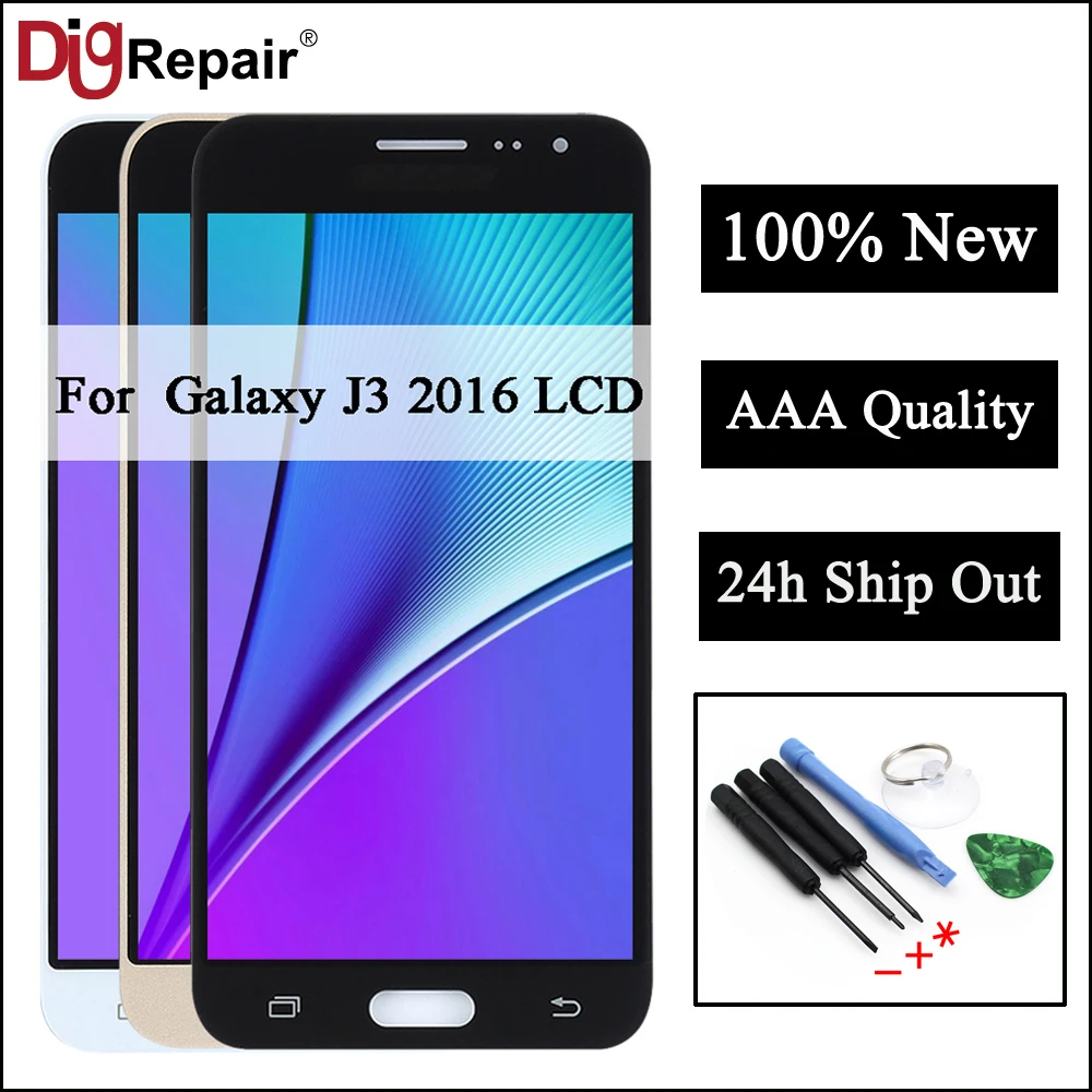 

For Samsung J3 2016 lcd For Galaxy j3 2016 Screen J320F J320M J320H J320FN Touch Screen Digitizer J320M j320f Display J320f LCD