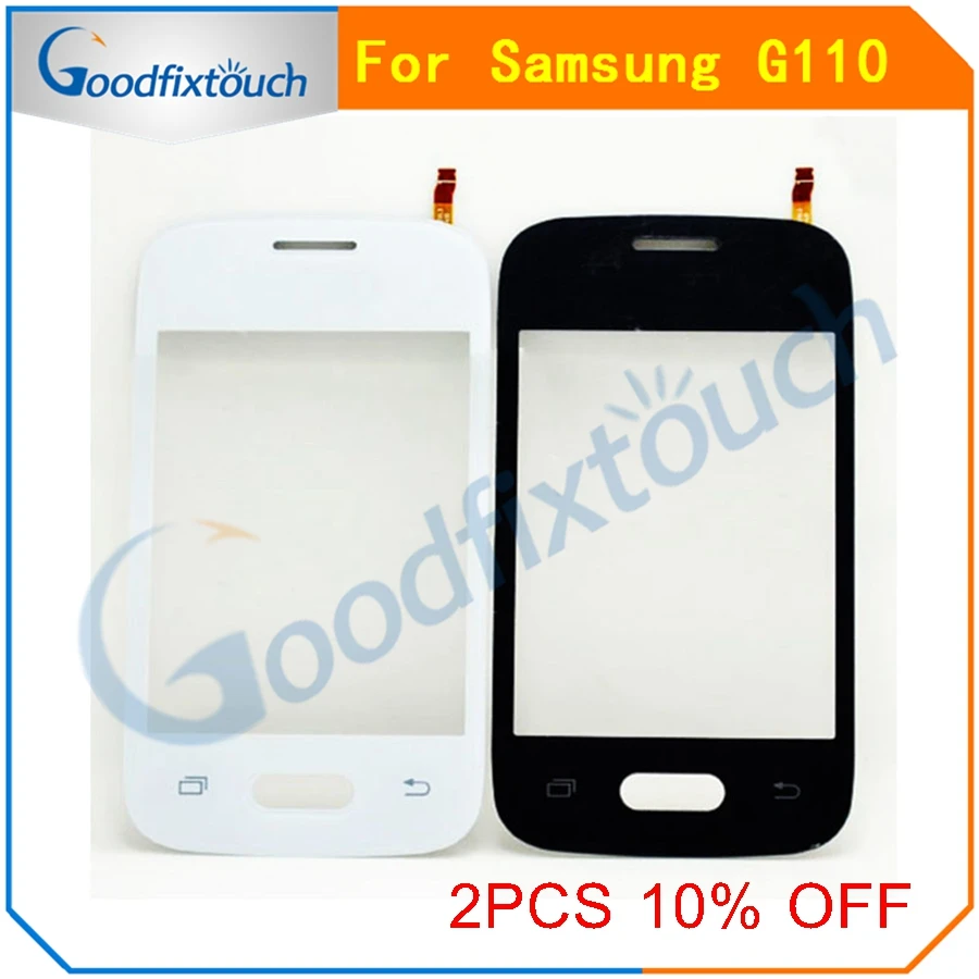 Для Samsung Galaxy DUOS Pocket 2 SM G110H G110B G110 сенсорный экран дигитайзер сенсор внешнее стекло