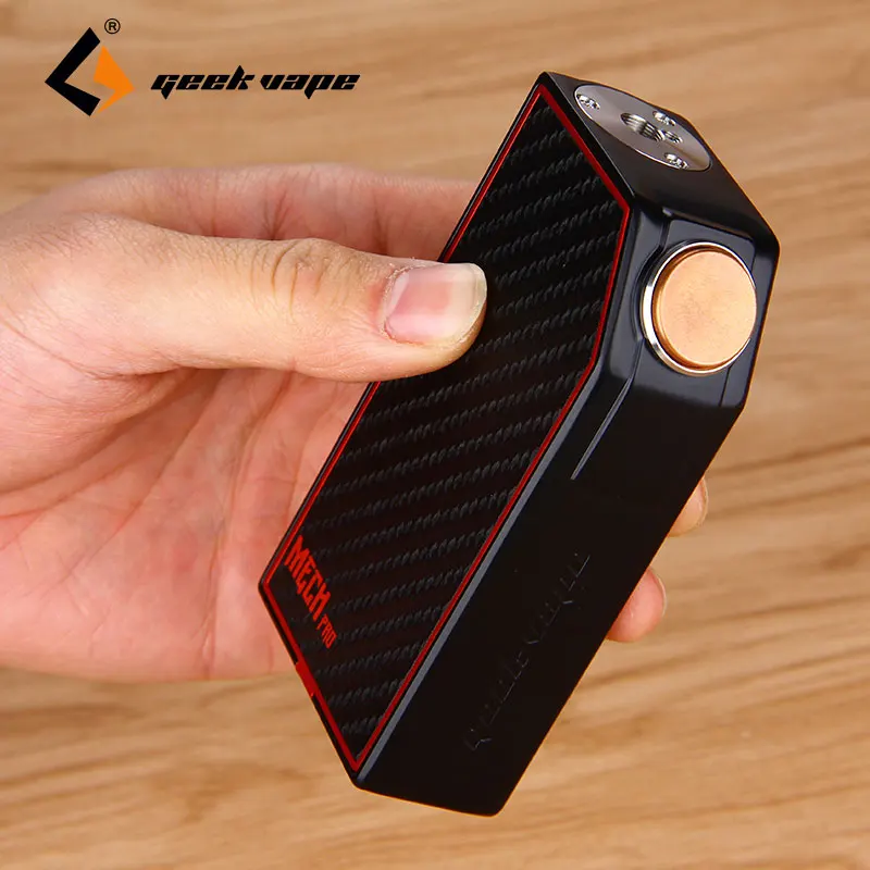 

Original GeekVape MECH Pro Mod Mechanical MOD powered by single or dual 18650 battery without battery E-cig Box Mod match medusa