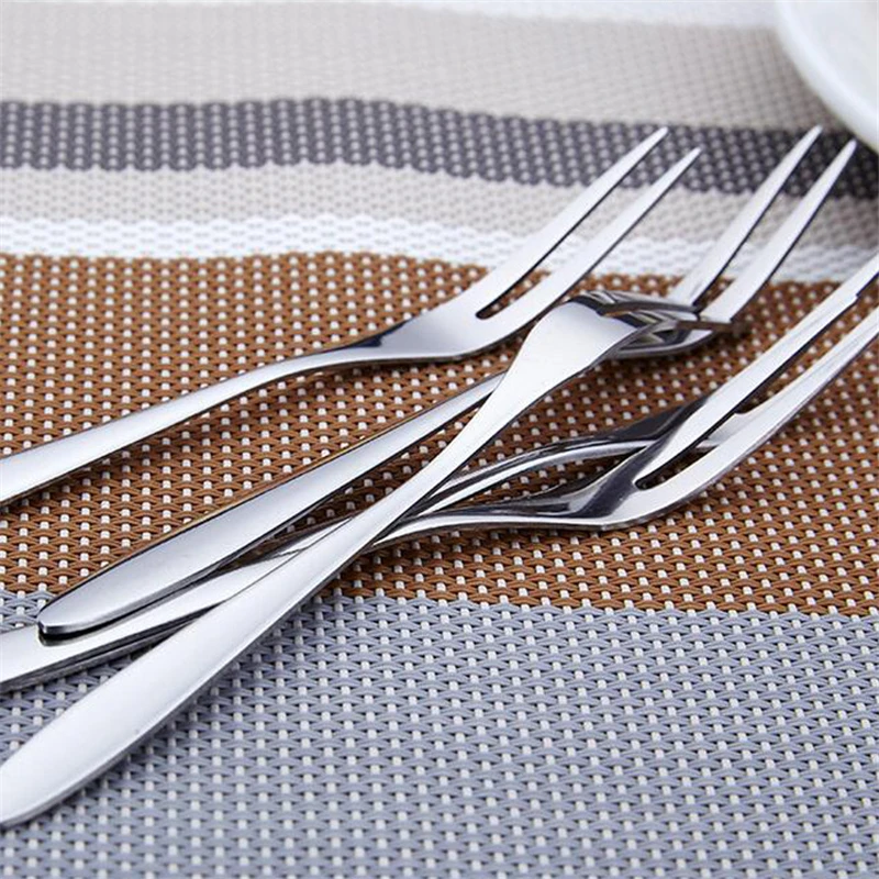 Buy TTLIFE 5Pcs Stainless Steel Two tine Fork set