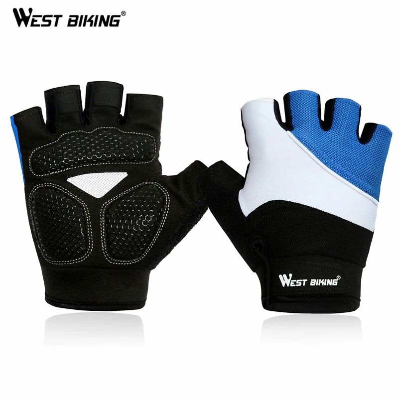 

WEST BIKING Half Finger Cycling Gloves Mens Summer Sports Motorcycle Gloves Luvas Guantes Ciclismo Mountain Bikes Bicycle Gloves