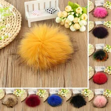 Шапки из натурального искусственного меха с помпонами, помпоны для женщин и детей, ворсистые шапочки, шапочки, меховые шапочки для обуви, шапочки, сумки Skullies Beanies