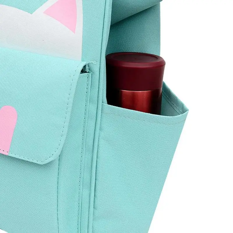 Модный рюкзак для путешествий, сумка для ухода за ребенком, сумка для подгузников, сумка для подгузников, сумка "Милый Котик", Большая вместительная Детская сумка