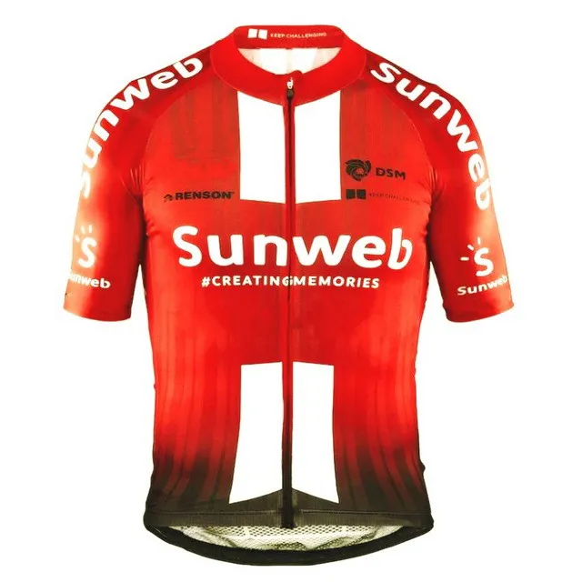 

2019 SUNWEB PRO TEAM SHORT ONLY SLEEVE CYCLING JERSEY SUMMER CYCLING WEAR ROPA CICLISMO WITH POWER BAND SIZE XS-4XL