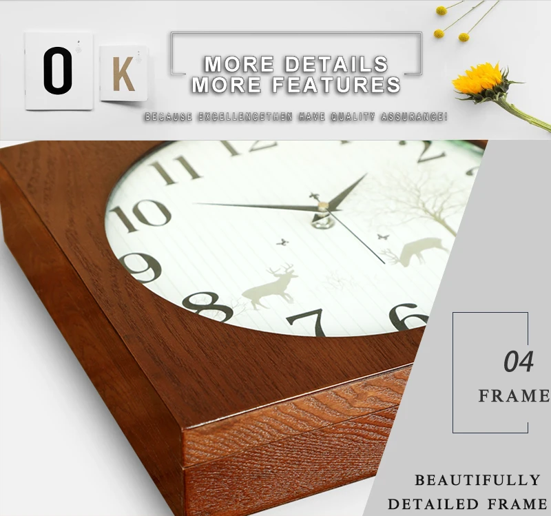 Wall Clock Digital Clock Wall Clocks Wall Home Decor Home Clock Big Wall Clock Wooden Wall Clock 3d Clock Vintage Wall Clock Wall Clock (6)