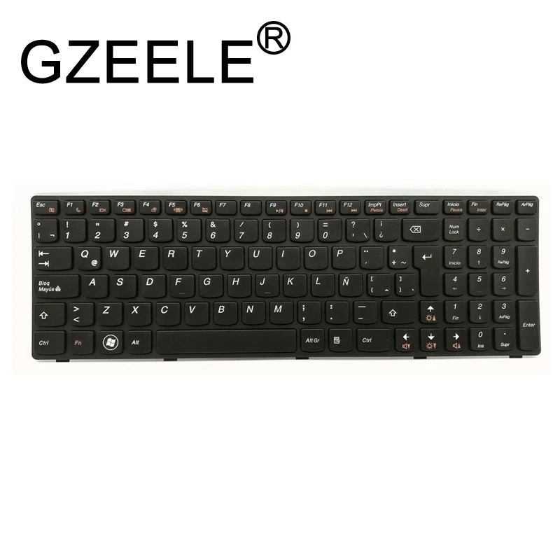 Испанская клавиатура GZEELE SP для Lenovo G580 Z580 G580A B580 V580A Z580A G580AH G580AM G580G G585 G585A G585AR G590 с