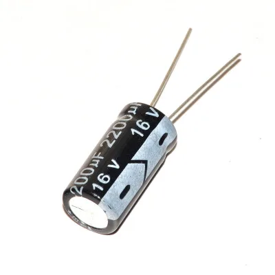 

new and original In Stock electrolytic capacitor 16 v 2200 uf volume 10 * and mm
