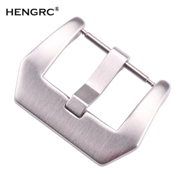 

Solid Stainless Steel Watchbands Pin Buckle Silver Black Women Men Metal Strap Belt Clasp 20mm 22mm 24mm Watch Accessories