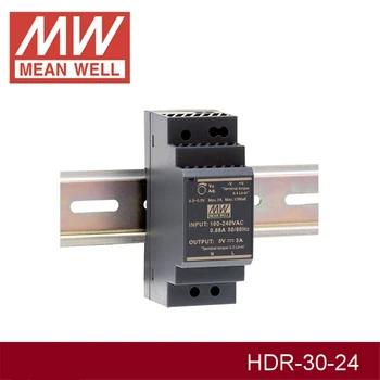 

Steady MEAN WELL HDR-30-24 24V 1.5A meanwell HDR-30 36W Single Output Industrial DIN Rail Power Supply