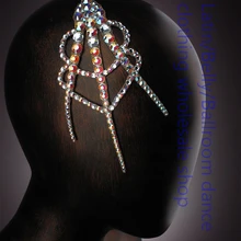 Новое поступление аксессуары для латиноамериканских танцев ожерелья для танцев Senior Stones танцевальные головные уборы женские головные уборы для латинских танцев DXSP0140014