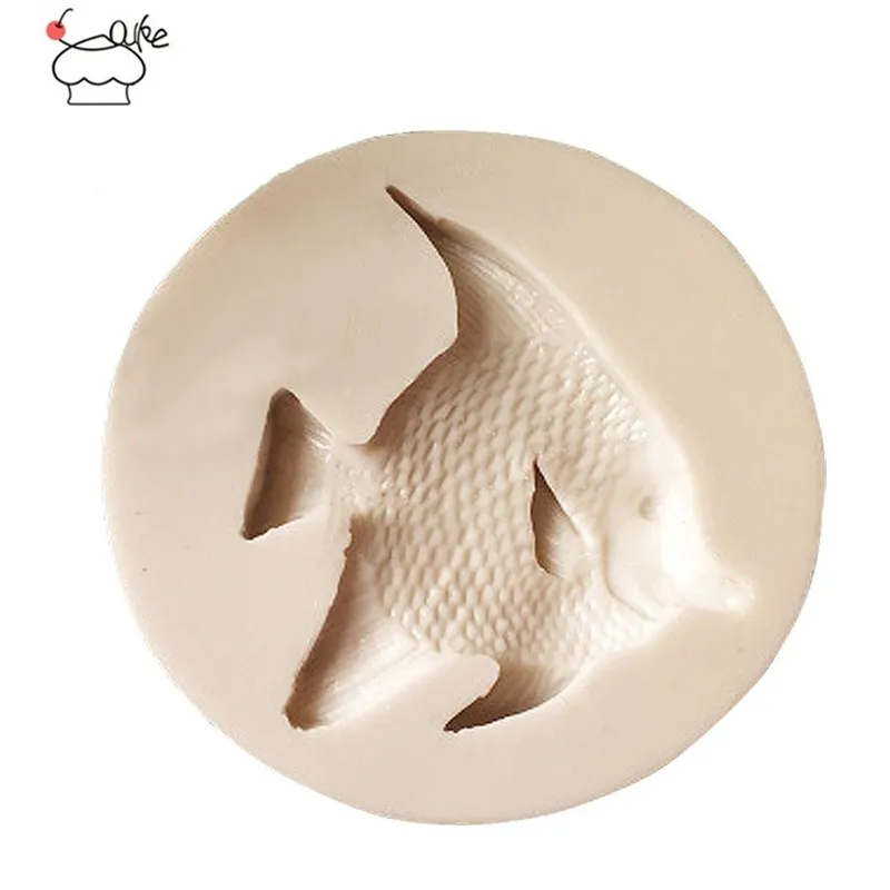 

Aouke Fish shape silicone Mold chocolate cake fondant clay mold kitchen cooking decoration cake tool