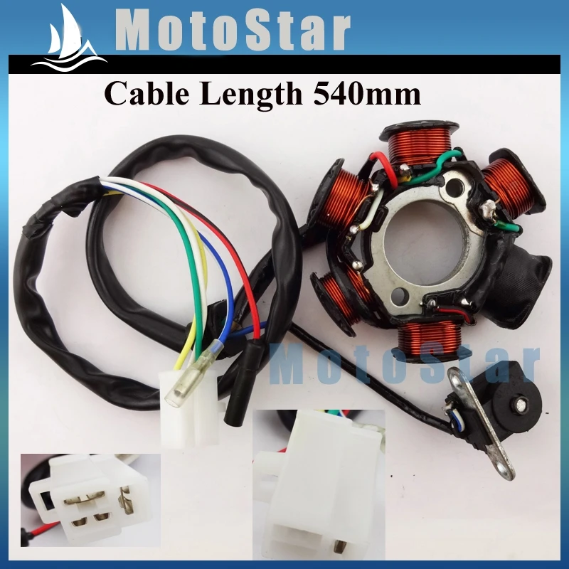 Buy 6 Poles Coils Ignition Stator Rotor For