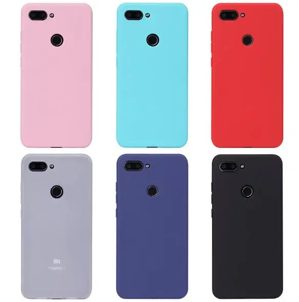 Чехол для Xiaomi Mi 8 Lite мягкий силиконовый чехол телефона из ТПУ Redmi note 5 6A 7A t pro милый