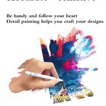 Блокнот карандаш-конденсатор ручка тонкая головка рукописный почерк сенсорное управление Активная профессиональная сенсорная ручка для рисования планшет телефон android для рисования пальцев