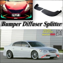 Автомобиль Splitter Диффузор Бампер Canard Lip Для BUICK Lucerne 2006~ 2011 тюнинг Обвес/Передний Дефлектор Автомобиля Лоскут Fin Чин уменьшить