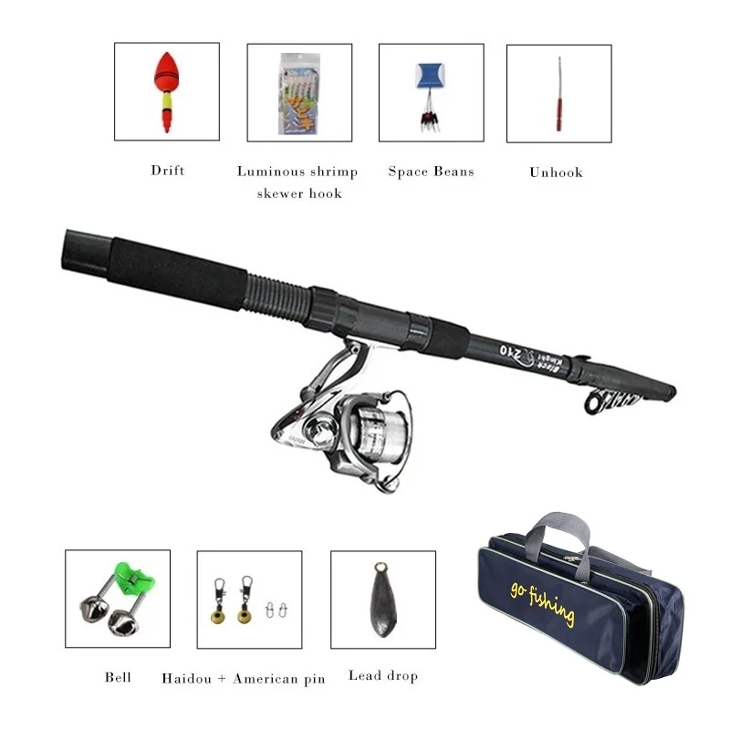 2.1 متر تلسكوبي الصيد القطب رود بكرة كومبو الصيد بكرة خط إغراء هوك مزيل قطب موصلات إنذار تعويم الصيد معالجة مجموعة 2.1 متر تلسكوبي الصيد القطب رود بكرة كومبو الصيد بكرة خط إغراء هوك مزيل قطب موصلات إنذار تعويم الصيد معالجة مجموعة