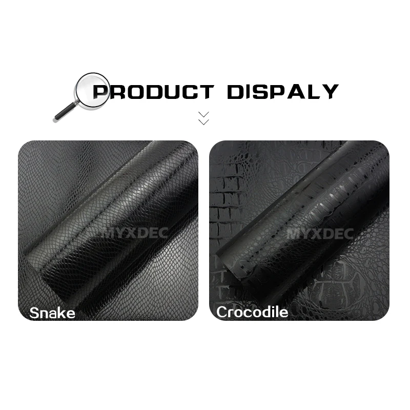 Наклейка из искусственной крокодиловой кожи 100x30 см|motorcycle styling|decor motorcycleleather sticker |