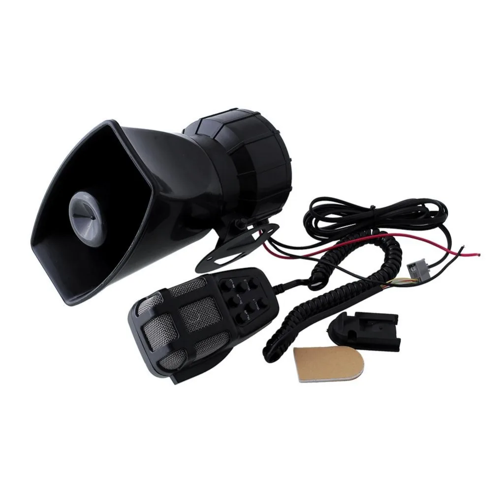 Motorcycle Car Auto Vehicle Truck Horn DC 12V 100W  Siren Police Firemen Ambulance Warning Alarm Loudspeaker Car Horn Siren
