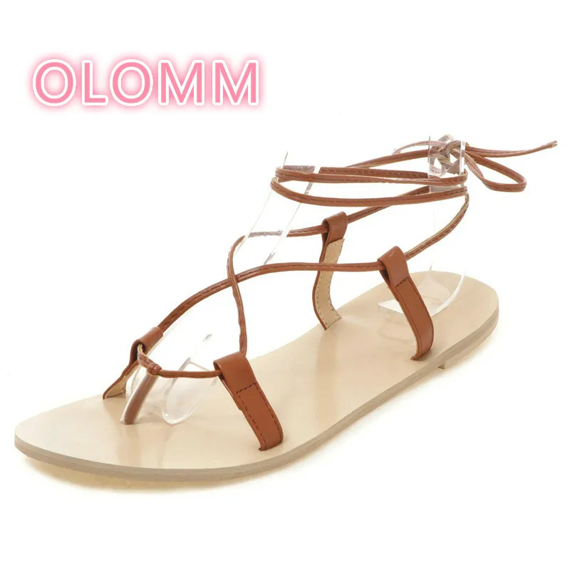 

Summer Roman Sandals Multiple Cross-Strap tall knee high Bondage Thong Nubuck Women Sandals Flip flops