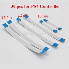 IVYUEEN-Cable de cinta flexible de 10, 12 y 14 pines, 30 Uds., repuesto para Sony Playstation 4, Dualshock 4, ps4 pro, mando fino