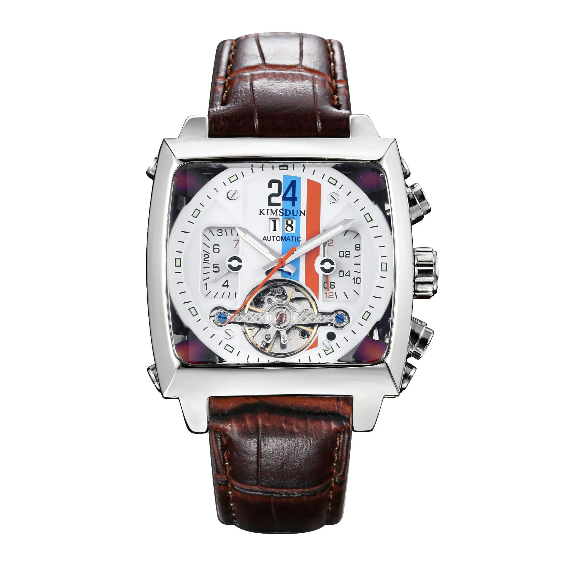 

Switzerland watches men luxury brand Principality of Monaco Skeleton tourbillon automatic mechanical watch relogio masculino