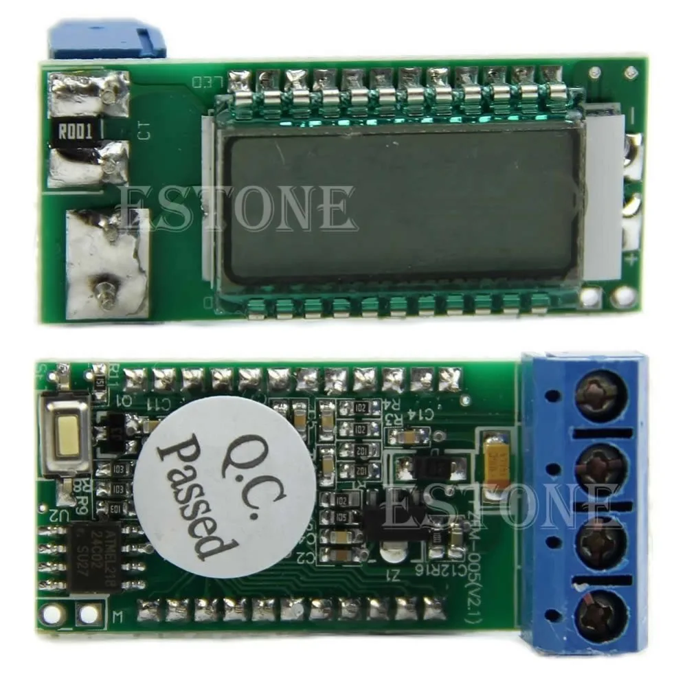 

OOTDTY LCD Lithium Li-ion 18650 26650 battery tester Capacity Current Voltage Meter Test For Phone and Power Bank