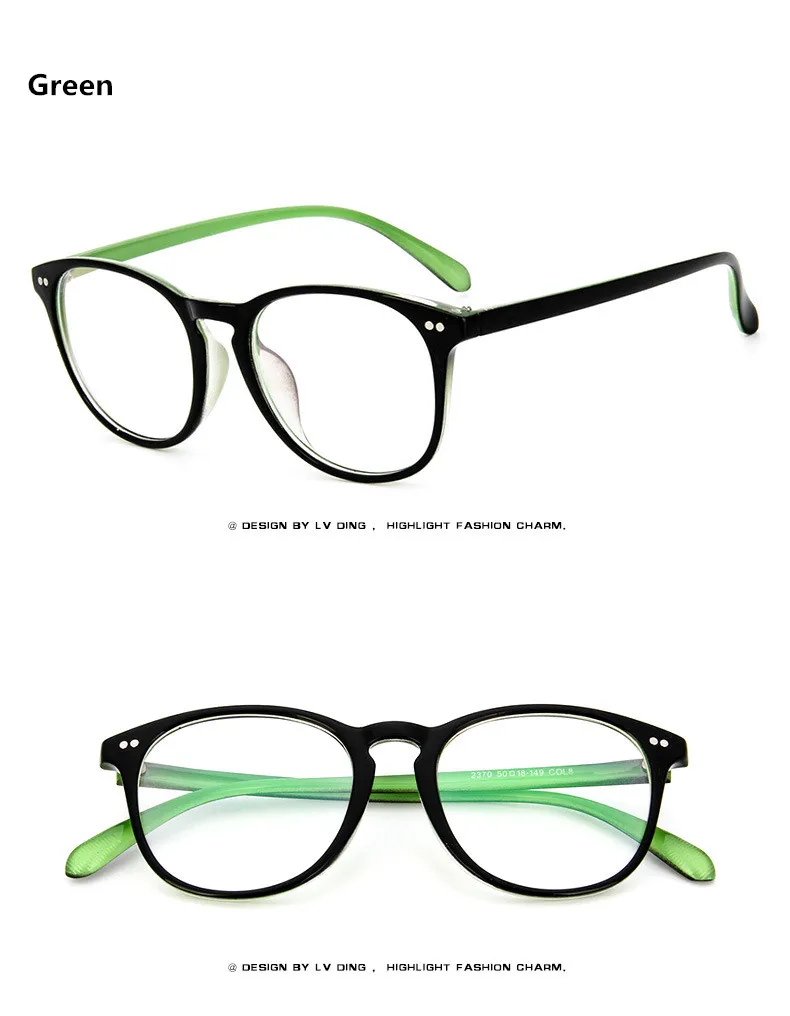 Boyeda Для женщин зрелище Рамки бренд моды оптических Очки Рамки оптический Очки Горячие Для мужчин степень прозрачный Очки - Цвет оправы: Green