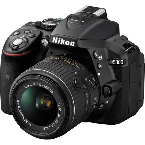 Цифровая зеркальная камера Nikon D5300-24 МП-видео-ЖК-дисплей с углом наклона-WiFi(Совершенно